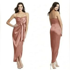 After Six Draped Midi Dress